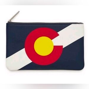 Stylish Navy and Red Men's Clutch